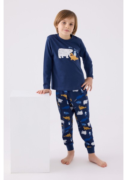 Erkek Çocuk Mavi Pijama Takımı fiyatları
