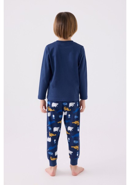 Erkek Çocuk Mavi Pijama Takımı fırsatları