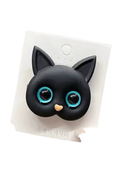 2022 Yeni Sevimli Kedi Hhairpin Kadınlar Için Saç Klipleri Kore Moda Ettes Kenevirleri Kızlar Güzel Saç Aksesuarları Süsleri Hediyeler: Beyaz (Yurt Dışından)