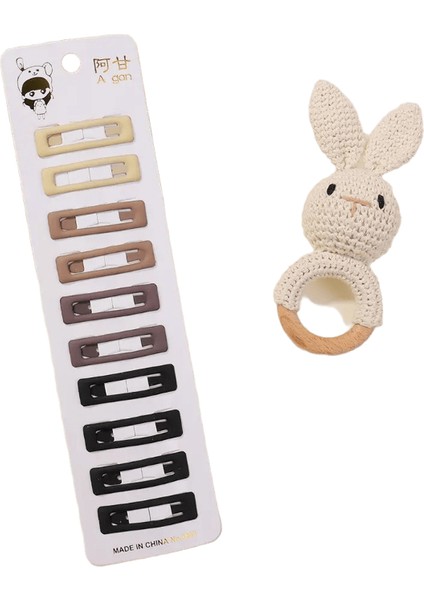 10PCS/LOT Güzel Şekil Bb Saç Klipleri Y2K Metal Saç Tokaları Seti Kızlar Çocuk Saç Çizimleri Kahve Sütü Renk Ettes Aksesuarları Renk: 3741-2 (Yurt Dışından)