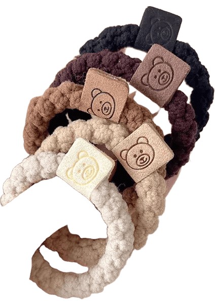 5 Çift Koreli Güçlü Kadın Saç Scrunchies Kızlar Elastik Saç Kauçuk Bantları At Kuyruğu Saç Tutucular /sakız /tie Aksesuarları Renk: Stil 1 F 5 Pcs (Yurt Dışından)