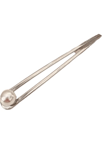 Basit Inci U-Şekilli Saç Çubukları Kadınlar Için Zarif Metal Saçkoplar Kızlar Moda Çörek Stil Araçları Saç Accessories Metal Renk: 01 Gümüş Renk (Yurt Dışından)