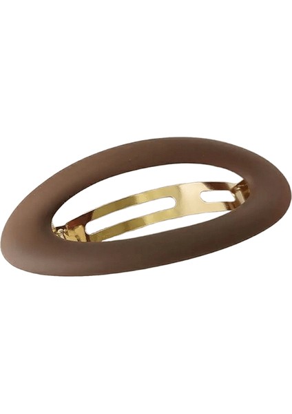 Mat Snap Saç Klipler Kadın Saç Taşınması Koreli Saç Kaçağı Saç Ette Ponytail Tutucu Kızlar Saç Aksesuarları Saç Çekirdekleri Renk: Kahve (Yurt Dışından)