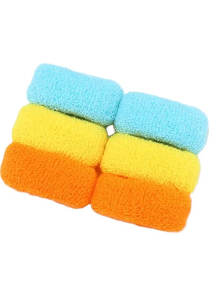 2/6/12 Pcs Kadın Kızlar Sevimli Örgü Katı Elastik Saç Bantları Çocuk Yumuşak Saç Scrunchies Saç Bağları Çocuk Saç Aksesuarları Set: Mix-6-6 Pcs (Yurt Dışından)