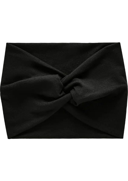 Saç Aksesuarları Bükülmüş Ekstra Geniş Kalın Geniş Kafa Bantları Türban Egzersiz Kafası Kafa Sarar: Açık Mavi (Yurt Dışından)