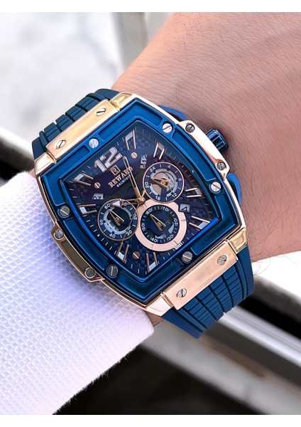 Silikon Kordon Kronometreli Özel Tasarım Kadran 2 Yıl Garantili 5 Atm Erkek Kol Saati Rwd.02 fiyatları