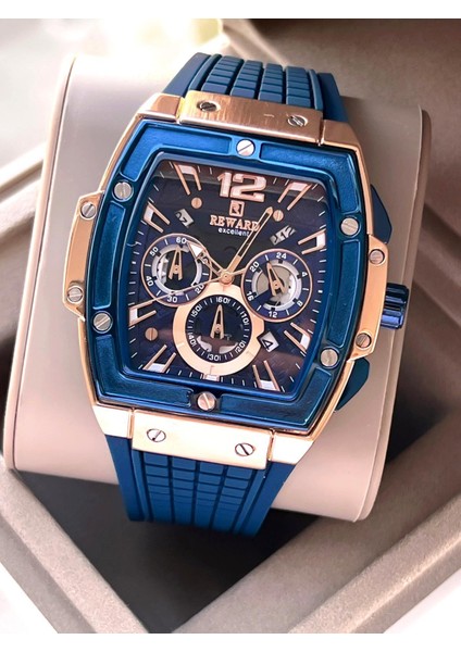 Silikon Kordon Kronometreli Özel Tasarım Kadran 2 Yıl Garantili 5 Atm Erkek Kol Saati Rwd.02 fırsatları