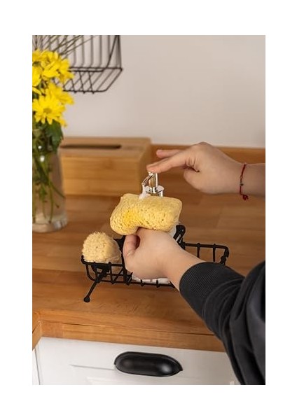 Tekli Standlı Gümüş Kapak Sıvı Sabunluk Siyah fiyatları