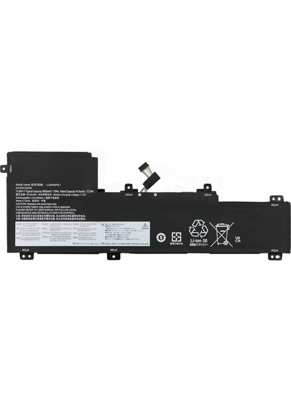 Lenovo Yoga Slim 7 Pro 16IAH7 Type 82VA Uyumlu Batarya Pil