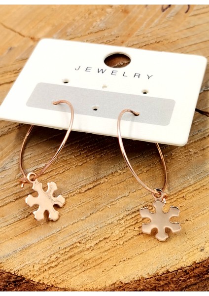 Renkli Figürlü Lüks Küpe