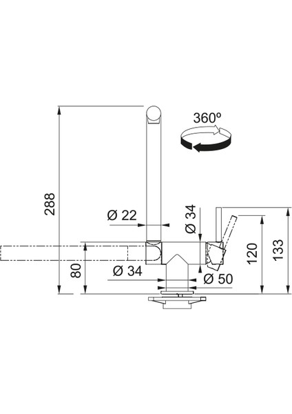 Krom Neptune Style Window Spiralsiz Eviye Bataryası (115.0263.158) fırsatları
