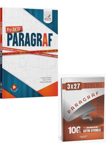 Aktif Öğrenme Tyt Ayt Paragraf Proaktif Soru Bankası+Anla Kazan Paragraf