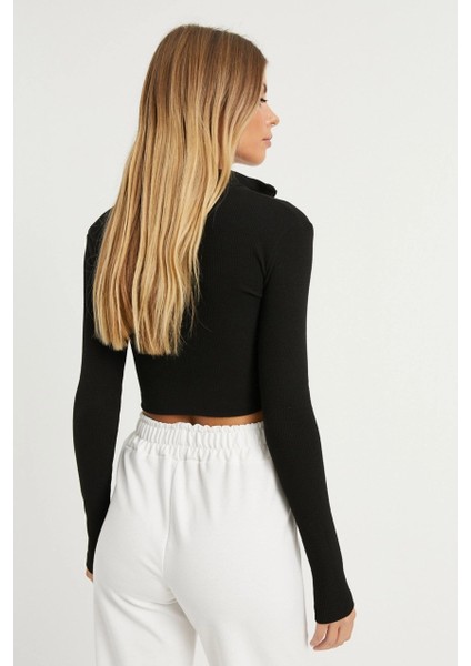 Kadın Siyah Kaşkorse Kısa Ceket EY1057 modelleri