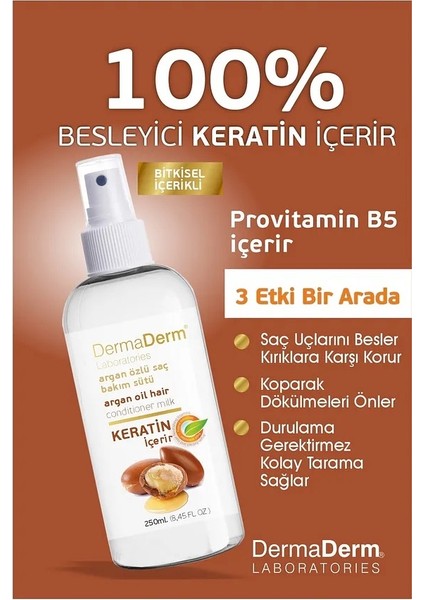 Keratin ve Kolajenli Argan Özlü Saç Bakım Sütü 250 Ml. fiyatları