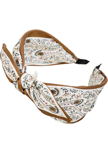 Proly Yeni Moda Kadın Baş Bandı Geniş Yan Çiçek Saç Bandı Büyük Bowknot Meapear Girls Taze Türban Yetişkin Saç Aksesuarları Renk: 4 (Yurt Dışından)