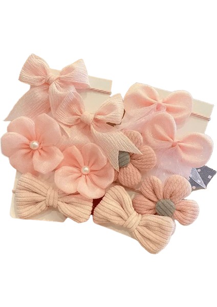 10PCS/SET Büyük Yay Çiçek Elastik Saç Bantları Çocuklar Kızlar Tatlı Saç Bağları Moda Kafa Bantları Saç Aksesuarları Çocuk Rengi Için Lastik Bant: 06 (Yurt Dışından)
