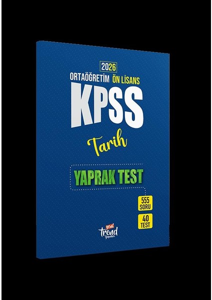 2026 Kpss Lise Önlisans Tarih Yaprak Test fiyatları