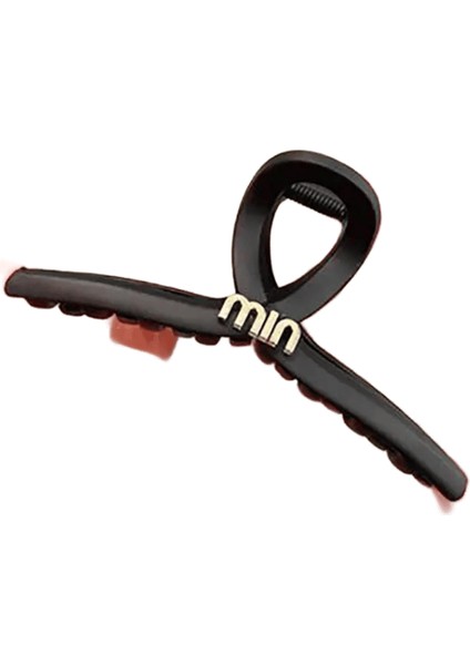 Katı Siyah Saç Klipleri Yeni Geometrik Kaymaz Akrilik Büyük Saç Pençesi Kadınlar Için Kızlar Mizaç Saç Tokaları Saç Aksesuarları Renk: A1 (Yurt Dışından)