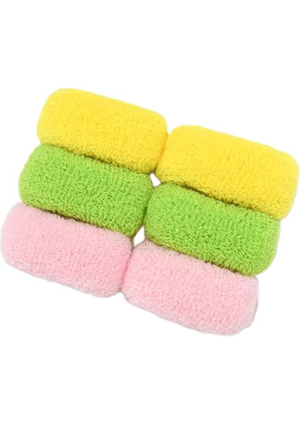 2/6/12 Pcs Kadın Kızlar Sevimli Örgü Katı Elastik Saç Bantları Çocuk Yumuşak Saç Scrunchies Saç Bağları Çocuk Saç Aksesuarları Set: Mix-5-6 Pcs (Yurt Dışından)