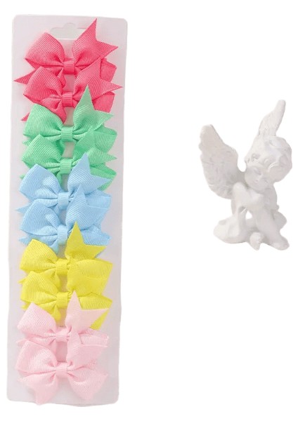 10PCS/LOT Düz Renkli Şerit Bebek Fiyonkları Kızlar Için Saç Klipleri El Yapımı Bowknot Saç Tokası Mini Ettes Çocuk Saç Aksesuarları Renk: JIT0025-3 (Yurt Dışından)