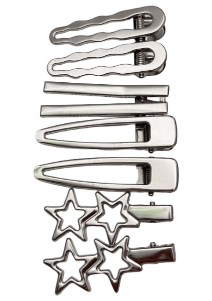 Şerit Metal Saç Klipleri Kadınlar Kızlar Y2K Ördek Lık Kişiliği Patlama Yan Tavan Ettes Saç Klipi Stil Aksesuarları Renk: F (Yurt Dışından)