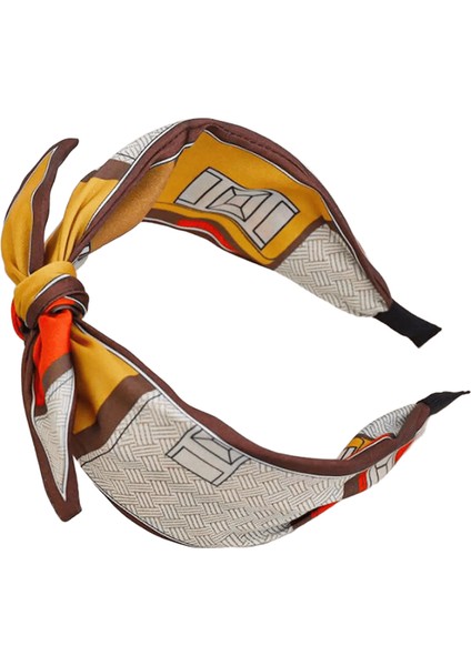 Proly Yeni Moda Kadın Kafa Bandı Geniş Yan Çiçek Saç Bandı Büyük Bowknot Şapkası Kızlar Taze Türban Yetişkin Saç Aksesuarları Renk: 9 (Yurt Dışından)