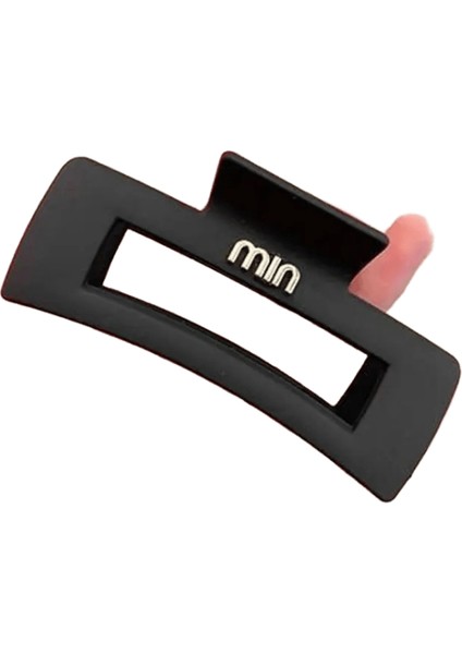 Katı Siyah Saç Klipleri Yeni Geometrik Kaymaz Akrilik Büyük Saç Pençesi Kadınlar Için Kızlar Mizaç Saç Tokaları Saç Aksesuarları Renk: A2 (Yurt Dışından)