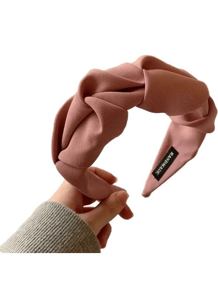 Moda Saç Kasnağı Saç Bantları Kadınlar Için Kızlar Çiçek Çiçek Düz Renk Bantları Tasarımcı Geniş Saç Bandı Aksesuarları Heapwear Renk: Df (Yurt Dışından)