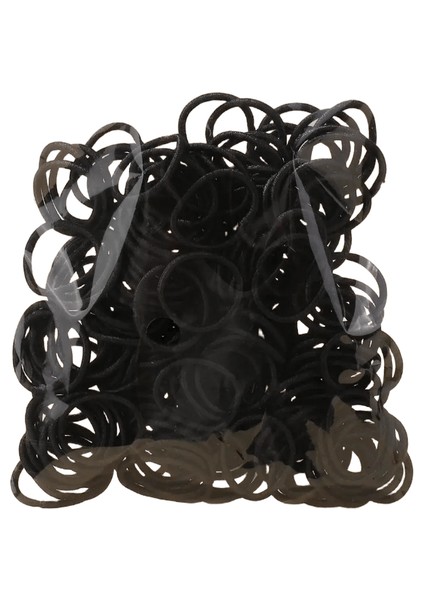 100 Adet/lot 2 cm Saç Bağları Sakız Renkli Naylon Kauçuk Bantlı Bebek Saç Aksesuarları Kızlar Için Siyah Elastik Saç Bantları Hediyeler Hediyesi: JIT0015-6 (Yurt Dışından)