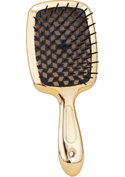 1pcs Hava Yastık Tarak Altın Saç Tarak Saç Fırçası Masajı Anti-Statik Içi Boş Islak Kıvırcık Saç Fırçaları Salon Saç Araç. (Yurt Dışından)