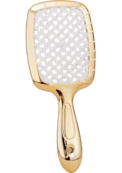 1pcs Hava Yastık Tarak Altın Saç Tarak Saç Fırçası Masajı Anti-Statik Içi Boş Islak Kıvırcık Saç Fırçaları Salon Saç Araç. (Yurt Dışından)