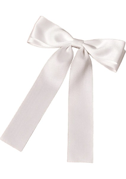 Lystrfac Moda Kumaş Saç Yay Saç Tokası Kadınlar Için Kızlar Kurdele Saç Klipleri Siyah Beyaz Yay Üst Klipli Kadın Saç Aksesuarları (Yurt Dışından)