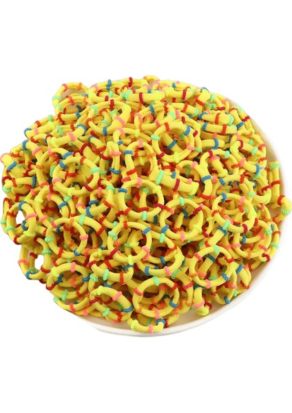 50/100PCS/LOT Çocuk Saç Bantları Aksesuarlar Kız Şeker Renkli Saç Bağları Renkli Basit Lastik Bant At Kuyruğu Elastik Scrunchies Renk: 5/boyut: 50PCS (Yurt Dışından)