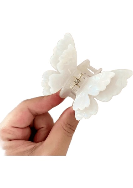 Retro Fairy Saç Pençe Asetat Yengeç Saç Klip Tatlı Prenses Köpekbalığı Saçkop Kadın Lady Girl Meatwear Saç Aksesuarları: Stil 3 (Yurt Dışından)