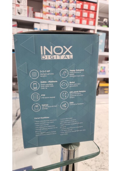 -X103 3+3+3mp 3 Lensli Wifi Ptz Kamera modelleri