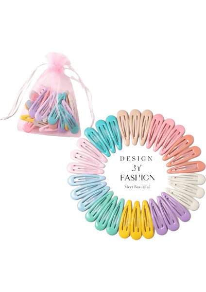10/20/30/40 Yeni Kızlar Sevimli Renkli Whate Fice Saç Penileri Tatlı Saç Klipler Çocuk Ettes Kaydır Klip Moda Saç Aksesuarları Renk: 30 Pcs Açık Renkler (Yurt Dışından)
