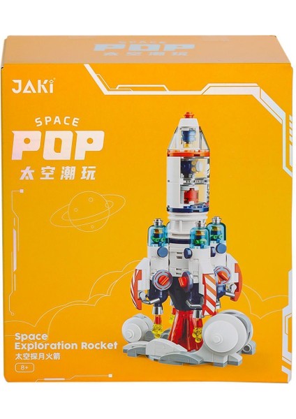 Jaki Mini Space Serisi/uzay ROKETI-JK8508 (+302 Parça) Oyuncak Yapım Seti