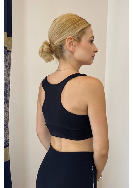 Kadın Spor Yüzücü Sırtı Crop Top Büstiyer fırsatları