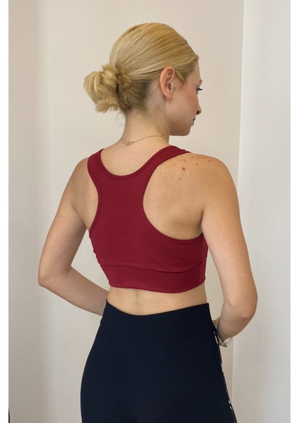 Kadın Spor Yüzücü Sırtı Crop Top Büstiyer fiyatları