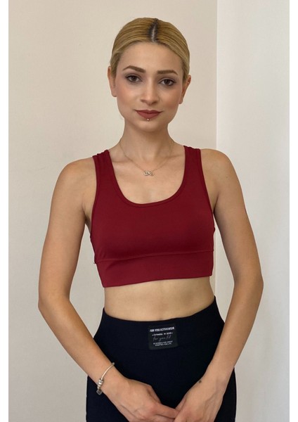 Kadın Spor Yüzücü Sırtı Crop Top Büstiyer indirimleri