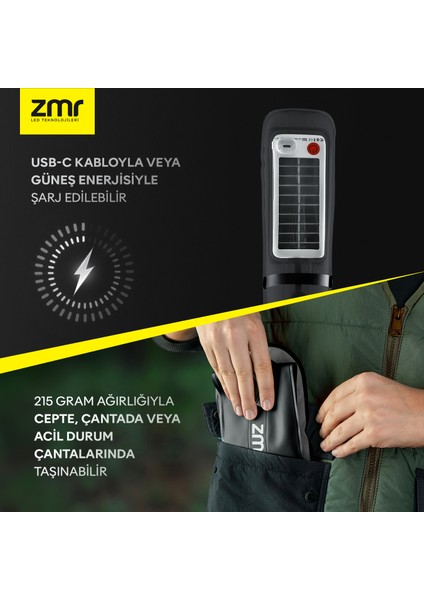 Light Tube Led Güneş Enerjili Şişirilebilir Tüp Işık 4000mah Outdoor 40 Saatlik Kamp Acil Durum Işığı. fiyatları