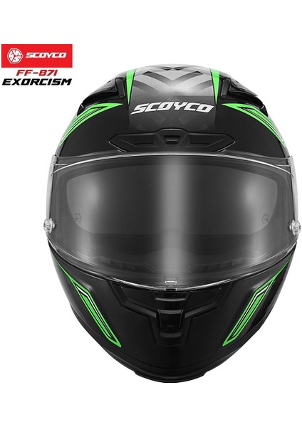 Exorcısm Full Face Kask FF-871 – Güneş Vizörlü, Dot/ce Onaylı, Intercom Uyumlu fırsatları