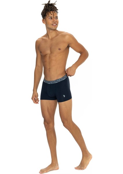 Erkek Pamuklu Fit Lisanslı Boxer 3'lü Paket / Indigo - Lacivert - Gri fırsatları