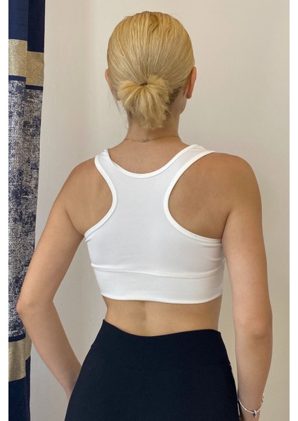 Kadın Spor Yüzücü Sırtı Crop Top Büstiyer fiyatları