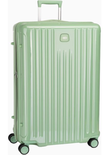 Positano 78 cm Deri Detaylı Büyük Boy Valiz Geniş Hacimli ve Lüks Seyahat Deneyimi