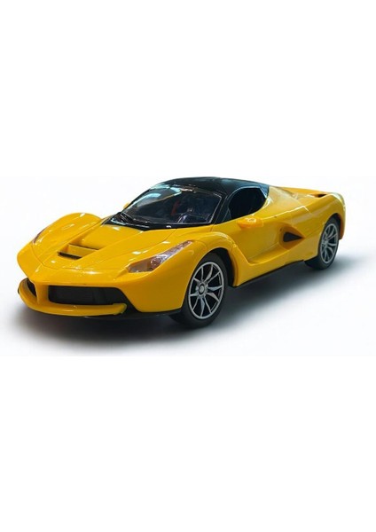 1:16 Ölçekli Uzaktan Kumandalı Lüks Spor Araba - 27 Mhz, Işıklı, Açılabilir Kapı, Çocuk Oyuncak Araba