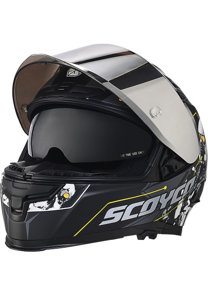 FF-871 Cyber Full Face Kask – Güneş Vizörlü, Intercom Uyumlu, Dot/ce Onaylı modelleri