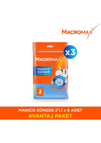 Magıco Sünger Avantaj Paket X3