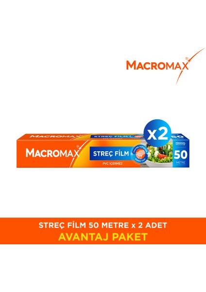 Streç Film 50 mt X2 - 100 mt