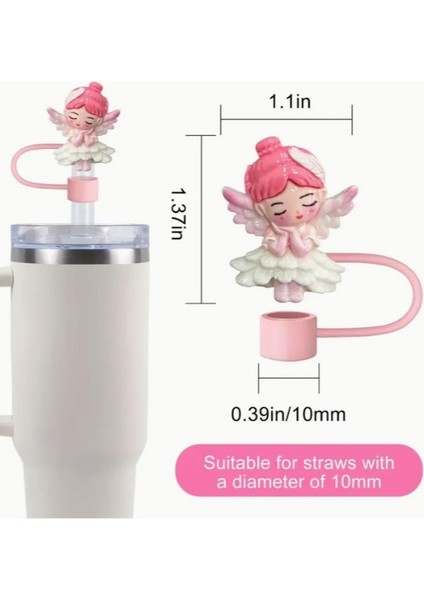 1 Adet Angel Kızı Stnly Pipet Kapakları 10 mm fiyatları